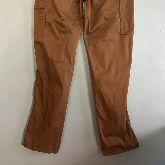 Dickies women brown duck relaxed fit carpenter utility work pants - Picture 13 of 13